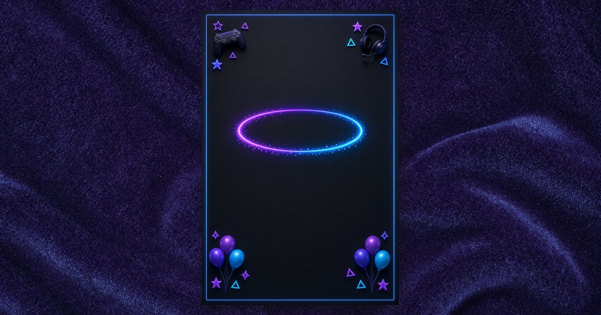 Game Night invitation design