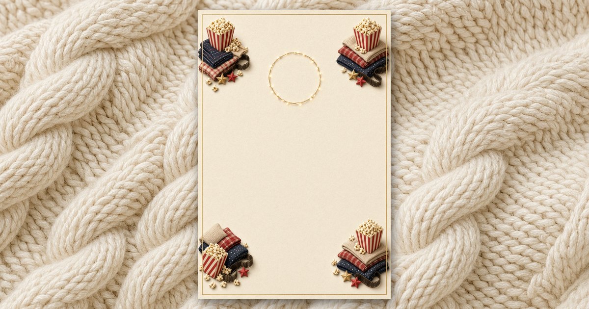 Movie Night Sleepover invitation design