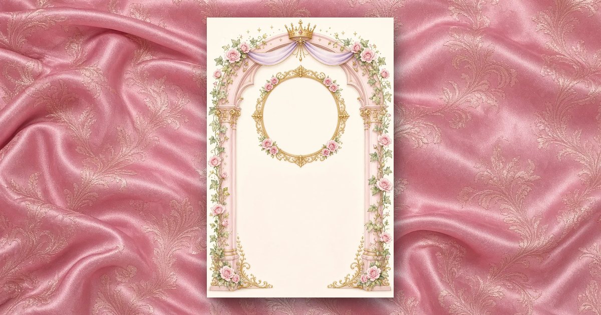 Princess Castle invitation design