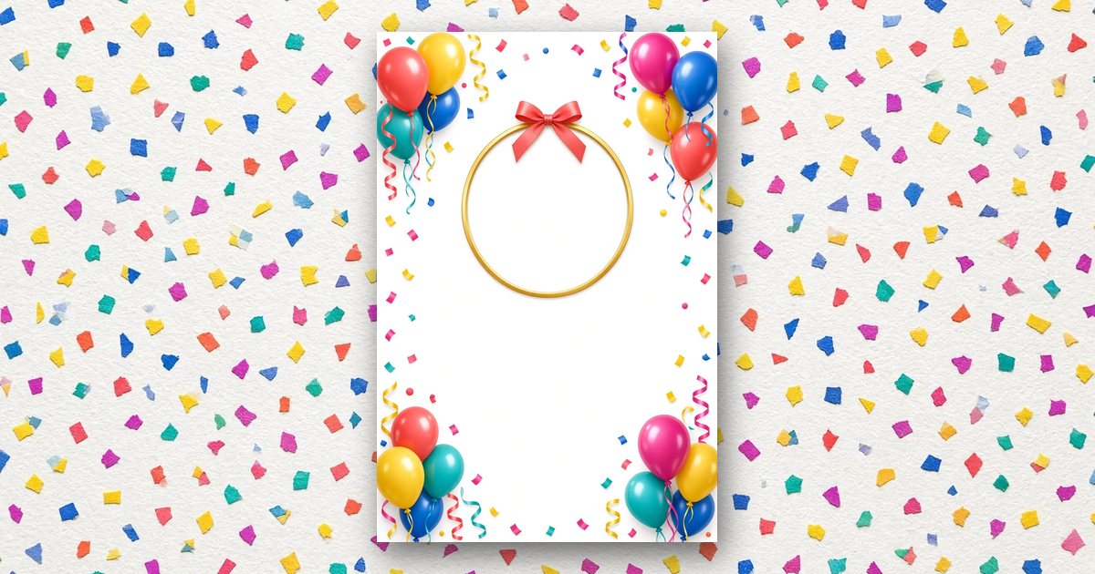 Balloon Bash invitation design