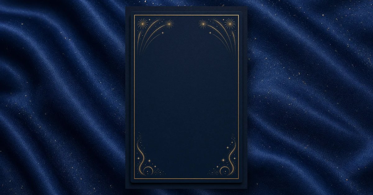 Midnight Skyline invitation design