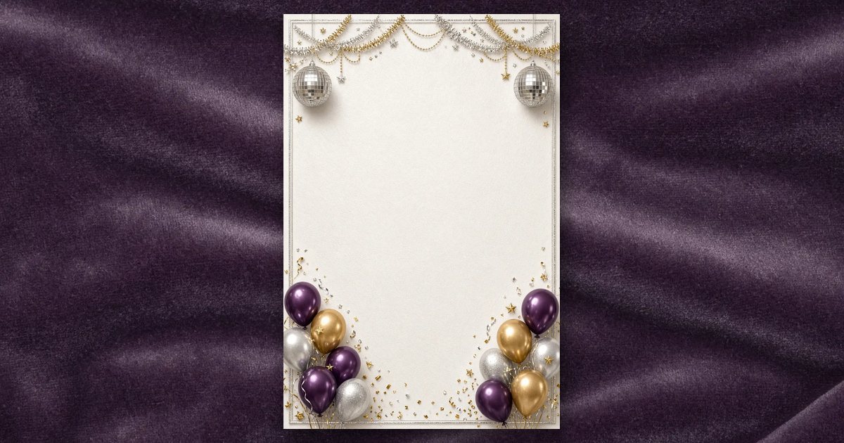 Disco Countdown invitation design
