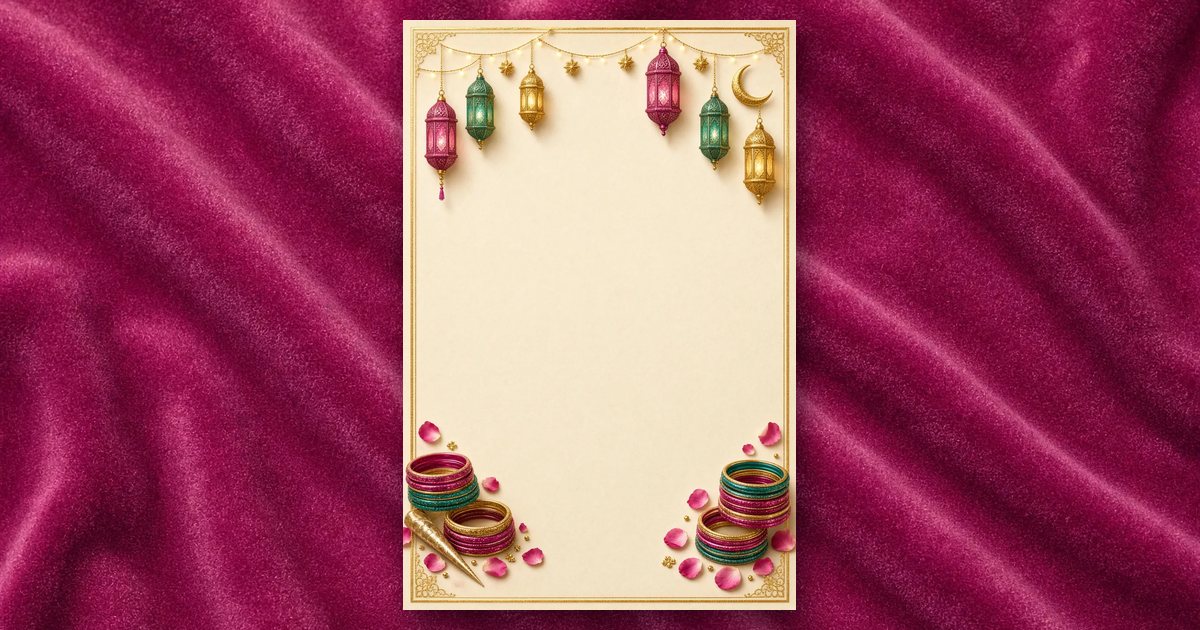 Chand Raat invitation design