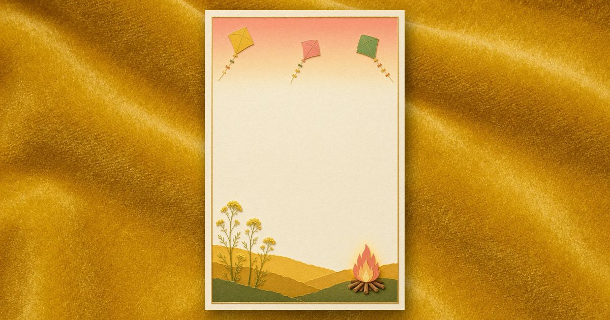 Sarson Sunset invitation design