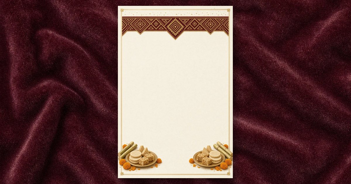 Golden Harvest invitation design