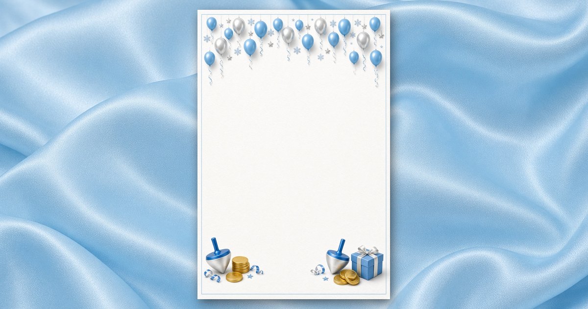 Blue & Silver invitation design