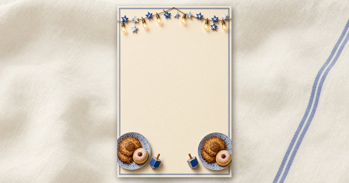 Latke Night invitation design