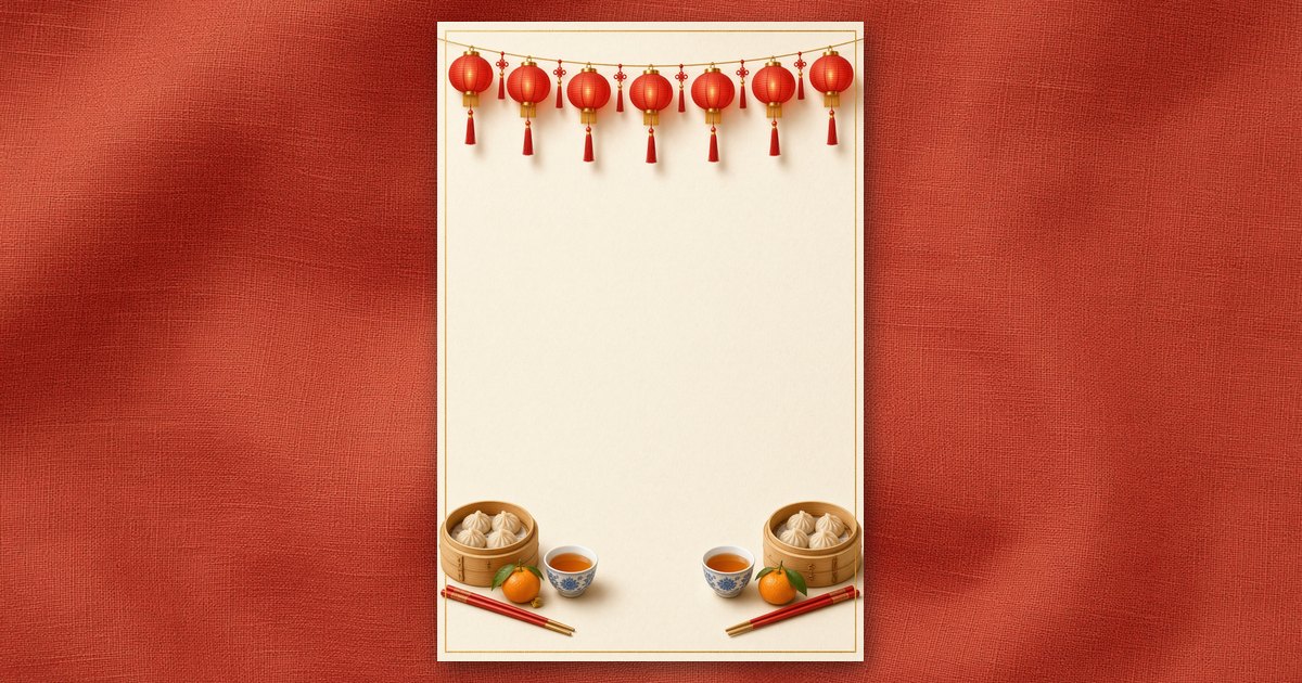 Reunion Dinner invitation design
