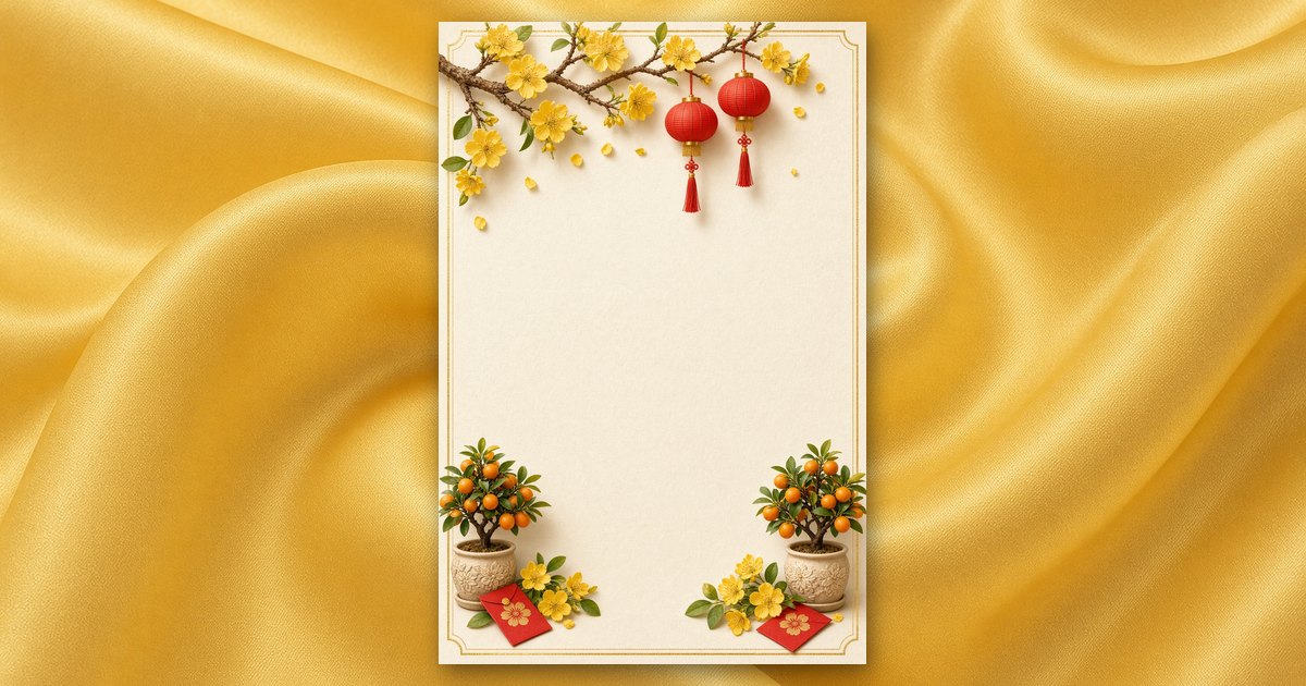 Apricot Blossom invitation design