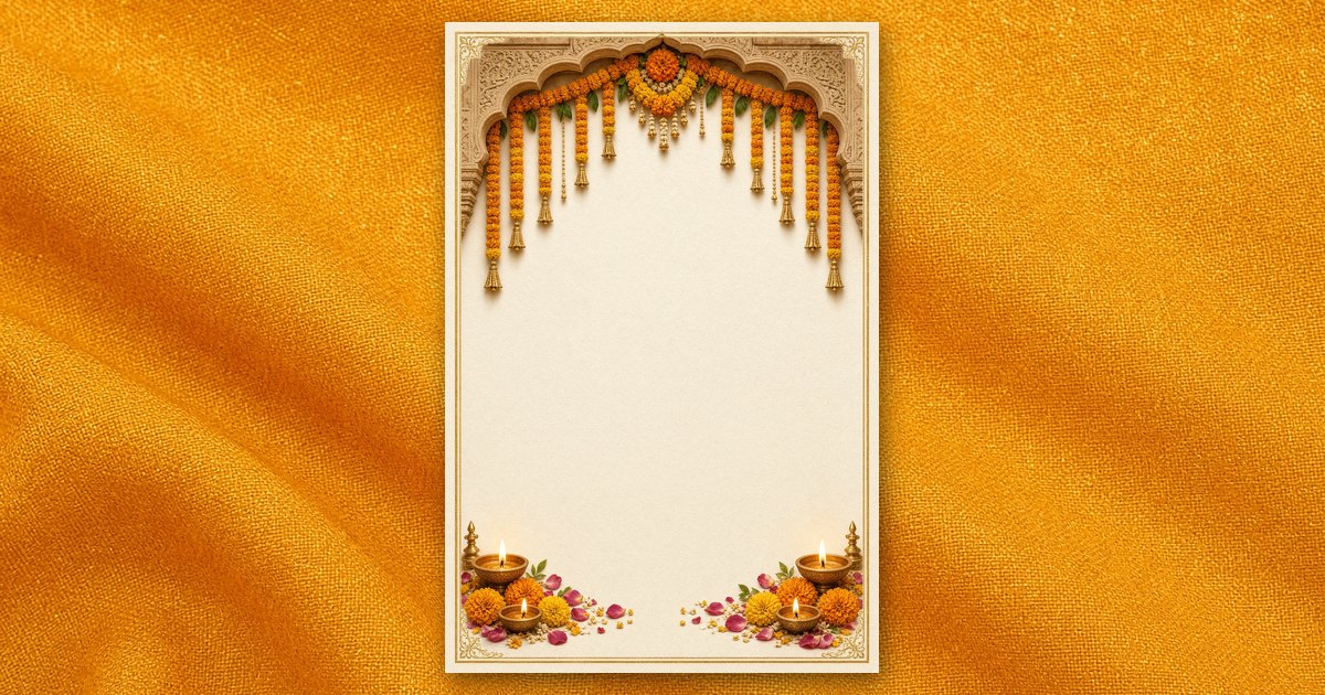 Akhand Jyoti invitation design