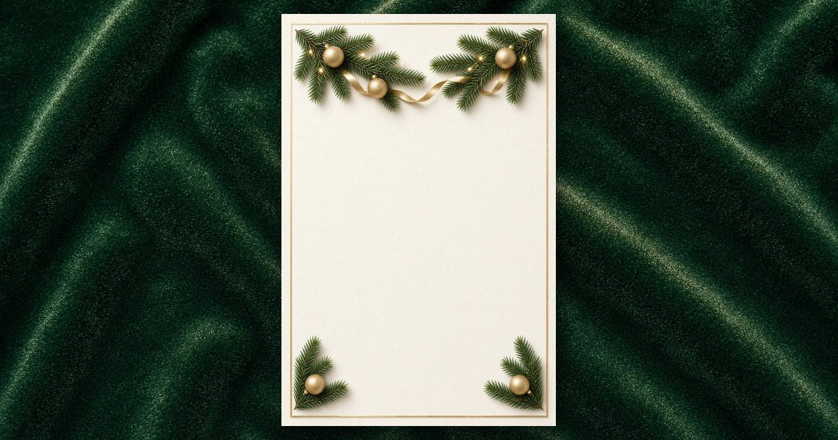 Emerald & Gold invitation design