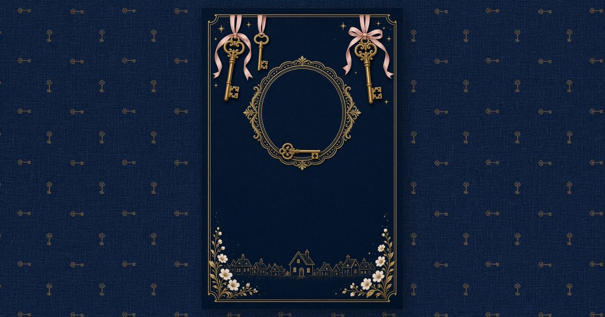 Keys to Our Home invitation design