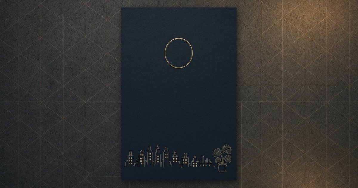City Loft invitation design