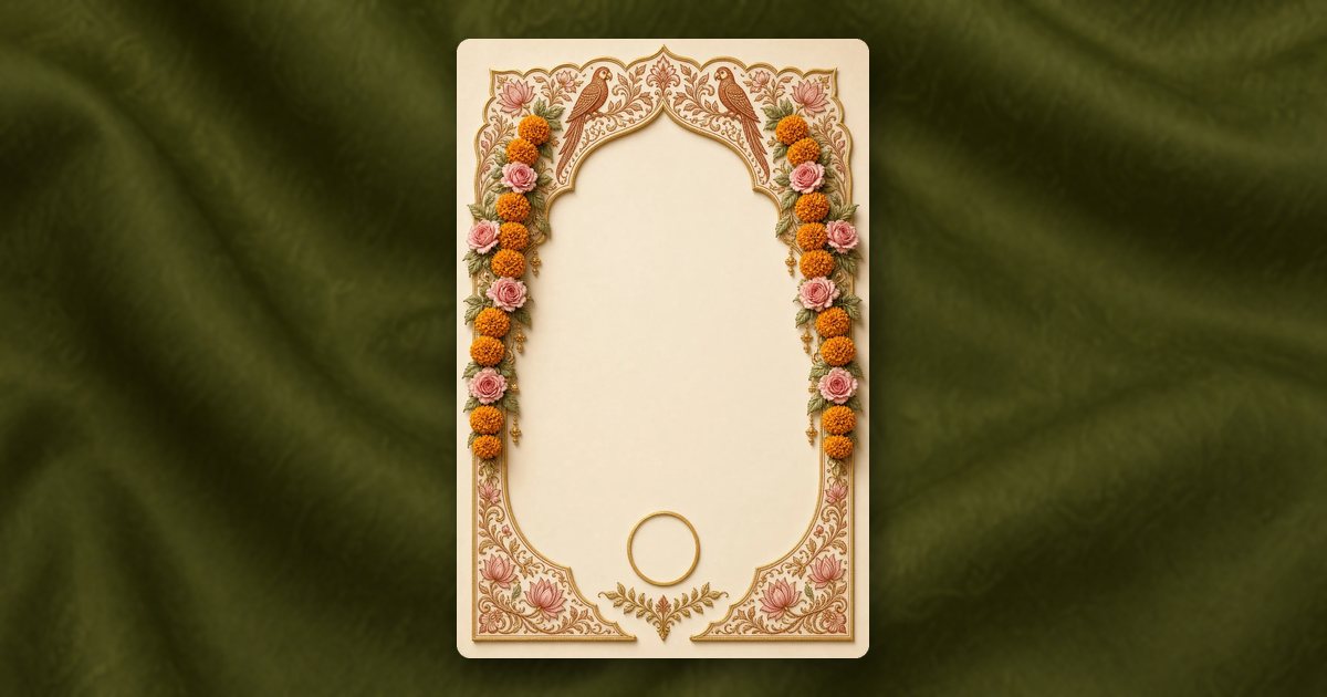 Mehndi Raat invitation design