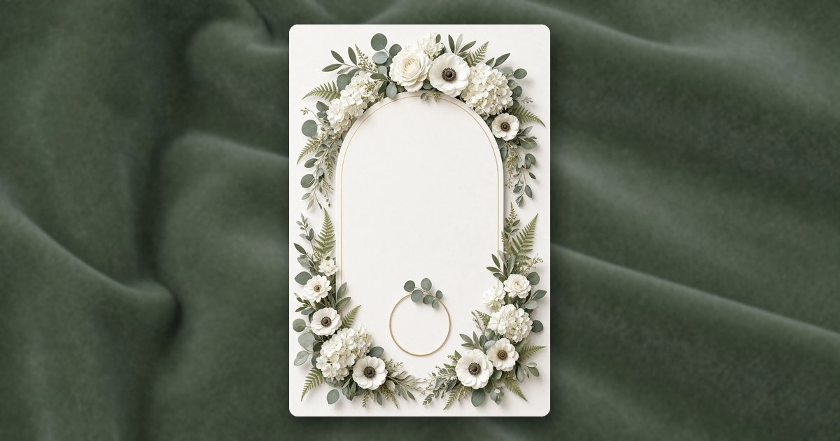 Glasshouse Garden invitation design