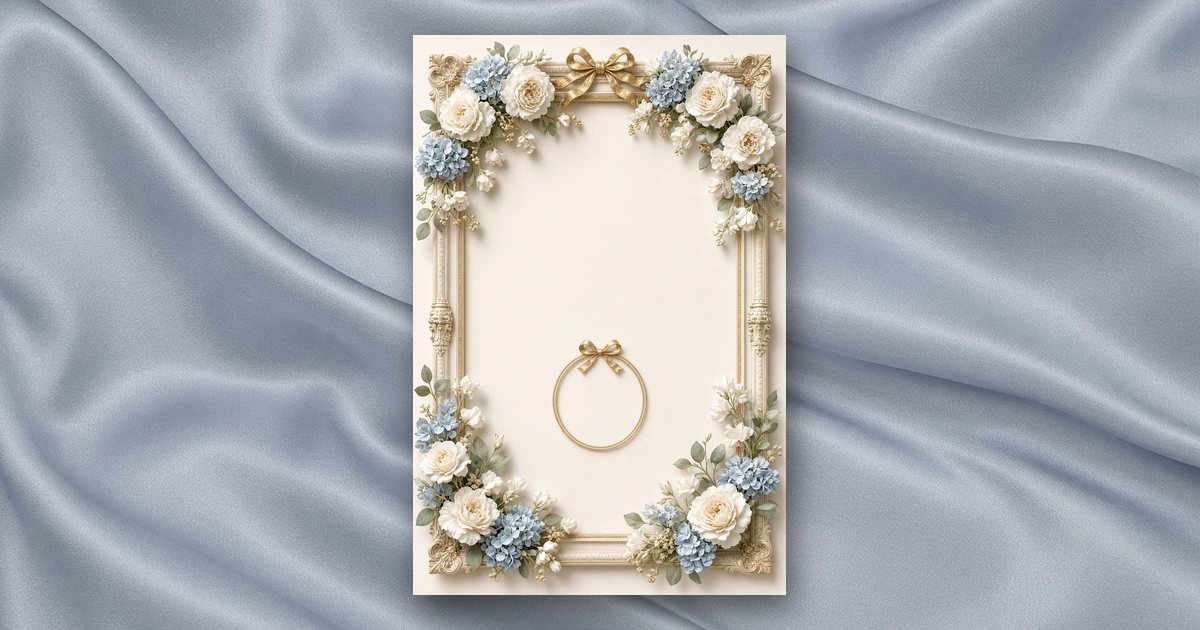 Château Blanc invitation design