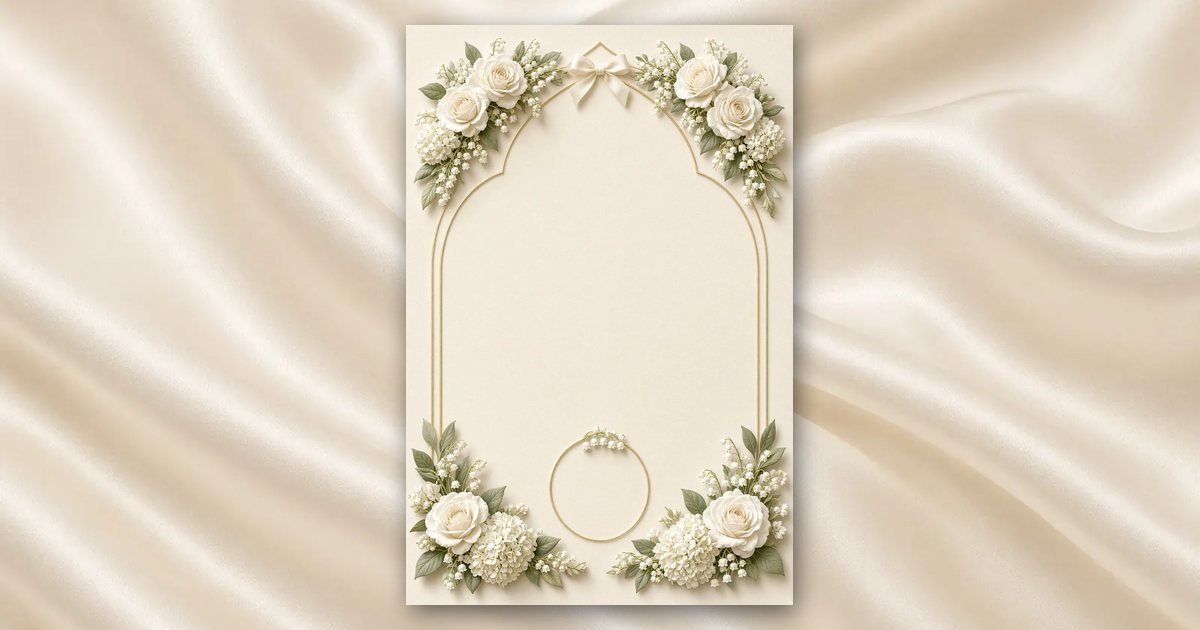 Little White Chapel invitation design