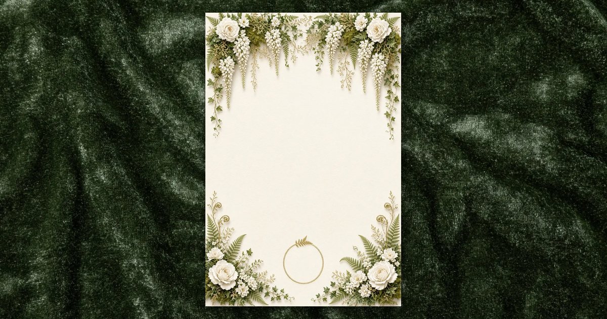Enchanted Forest invitation design