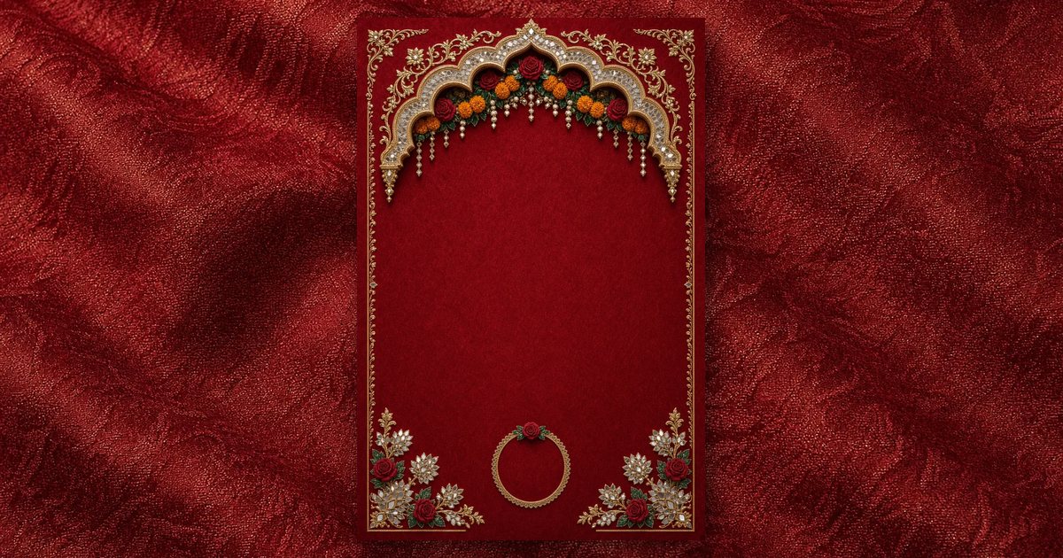 Sheesh Mahal invitation design