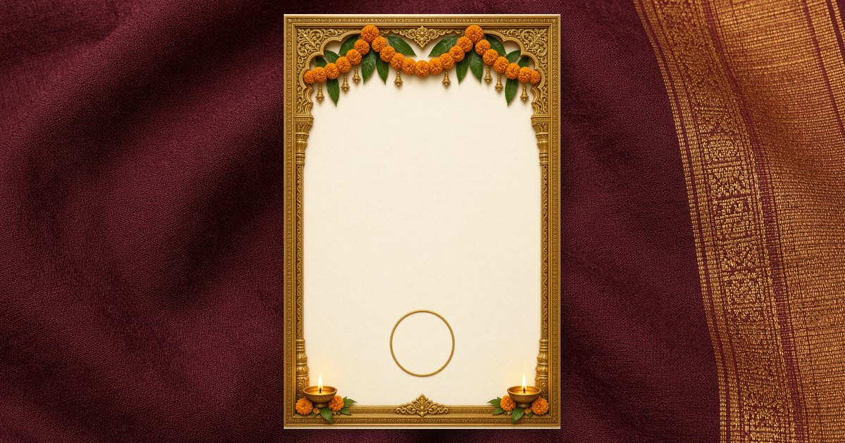 Agni Saakshi invitation design